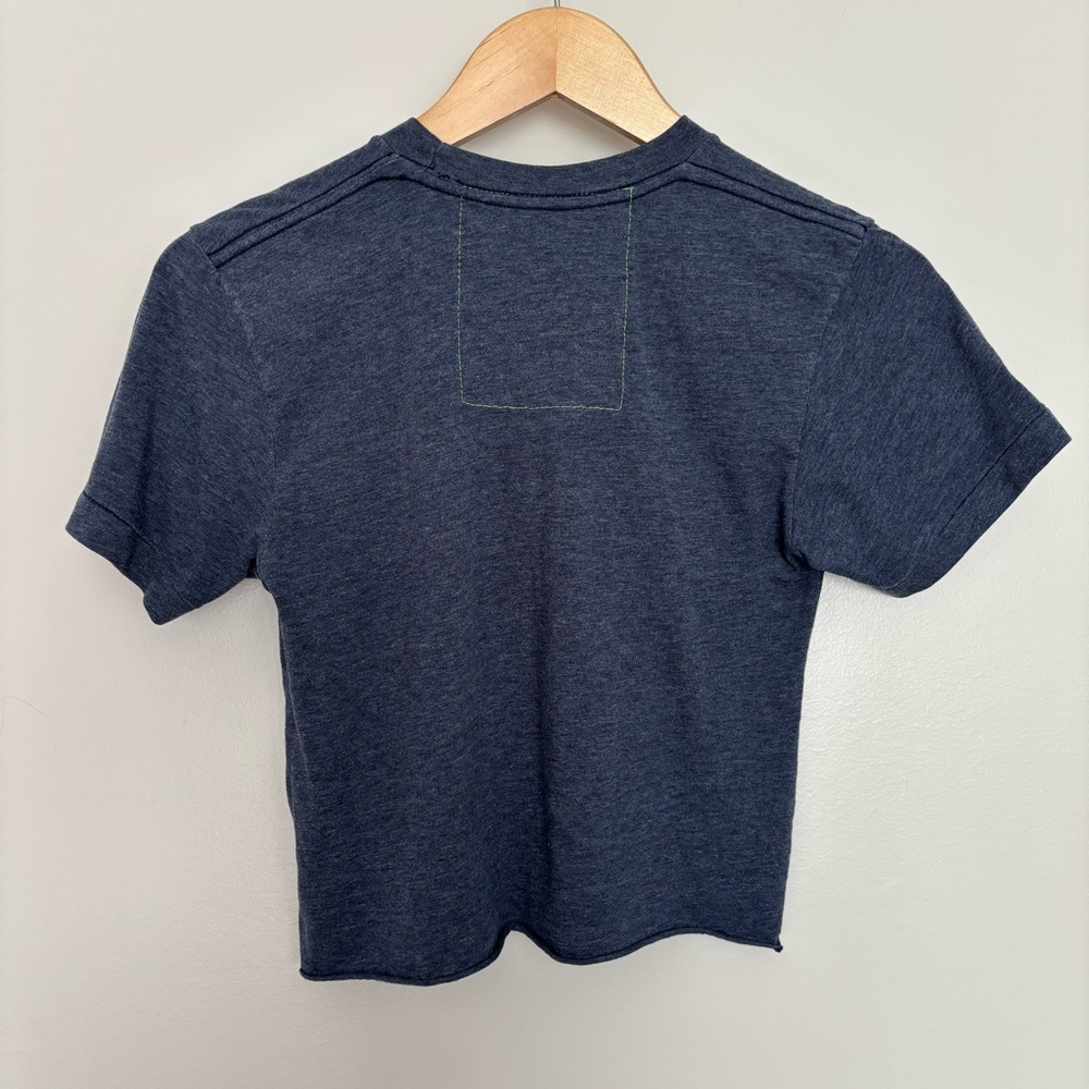Aviator Nation Bolt boyfriend tee Blue Size XS EUC - Picture 7 of 9